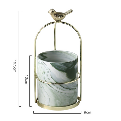 Flower Planters with Bird Design – Decorative Plant Pots for Garden and Balcony
