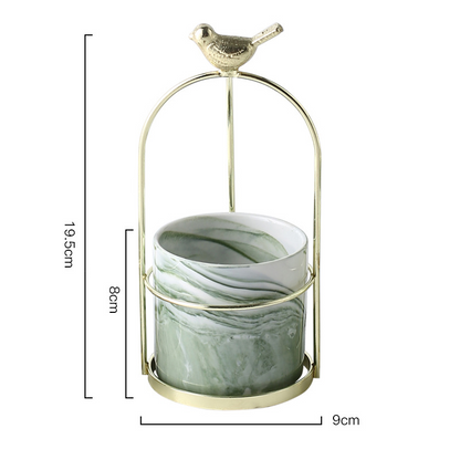Flower Planters with Bird Design – Decorative Plant Pots for Garden and Balcony