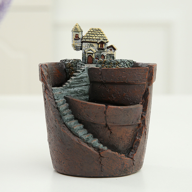 Succulent Decorative Flower Pot for Mini Gardens – Bonsai Planter for Micro Landscapes and Small Gardens