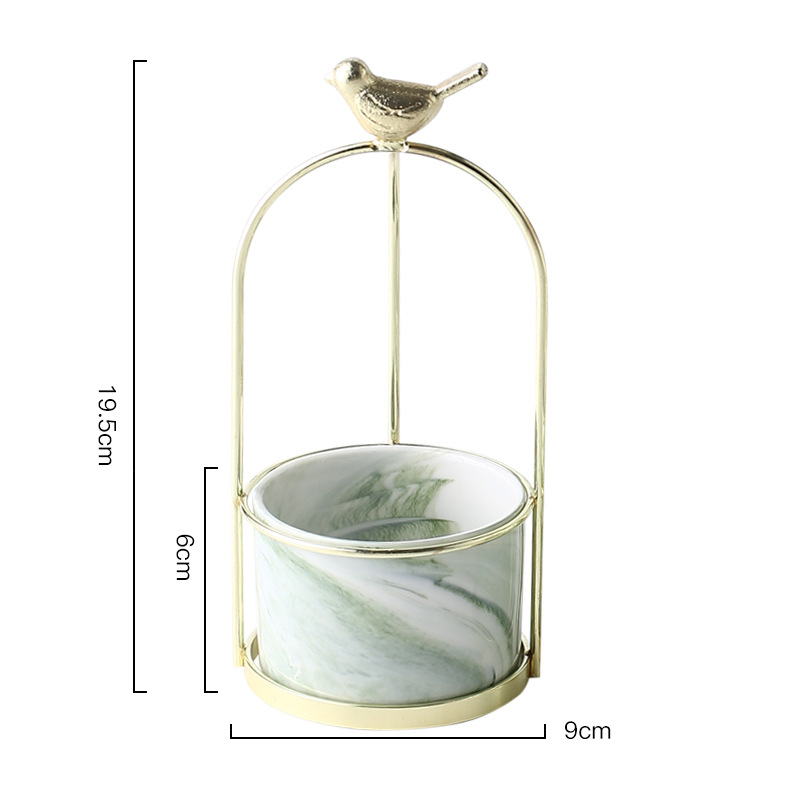 Flower Planters with Bird Design – Decorative Plant Pots for Garden and Balcony