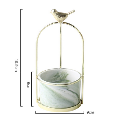 Flower Planters with Bird Design – Decorative Plant Pots for Garden and Balcony