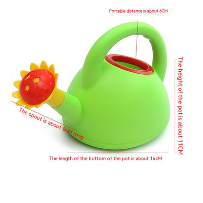 Colorful Kids Watering Can with Flower Spout – Plastic Watering Can for Little Gardeners
