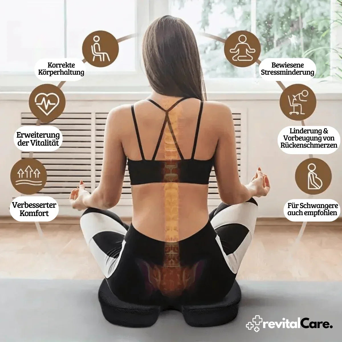 Ergonomic 4D Seat Cushion with Orthopedic Support for Maximum Comfort