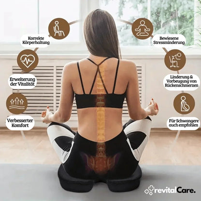 Ergonomic 4D Seat Cushion with Orthopedic Support for Maximum Comfort