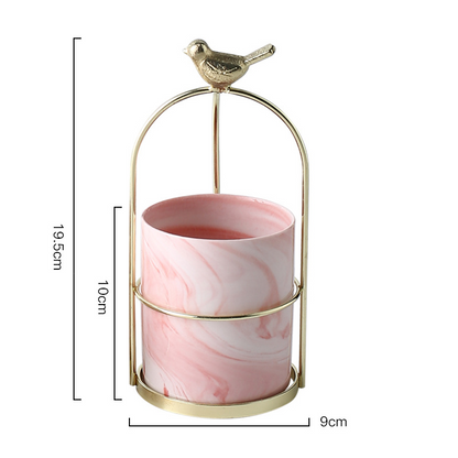 Flower Planters with Bird Design – Decorative Plant Pots for Garden and Balcony