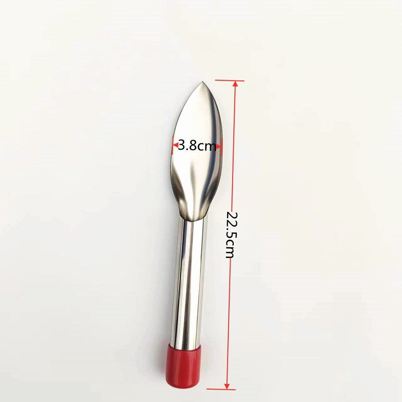 Stainless Steel Weed Puller With Wooden Handle – Sturdy Digging Tool For The Garden
