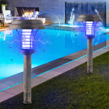 Solar Garden Lamp with Insect Repellent – LED Outdoor Light for Terrace and Garden, Energy-Saving, Weatherproof
