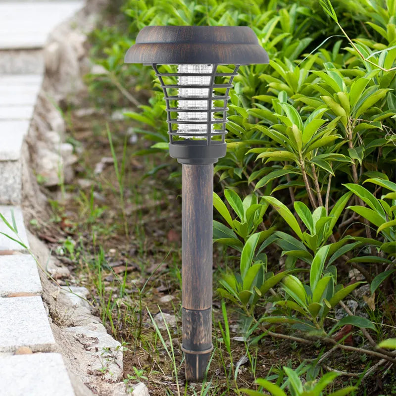Solar Garden Lamp with Insect Repellent – LED Outdoor Light for Terrace and Garden, Energy-Saving, Weatherproof