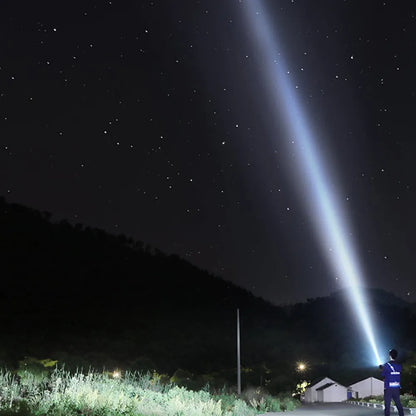 LED Flashlight With Double-sided Lighting – Waterproof Work Lamp For Outdoor Adventures And Emergencies