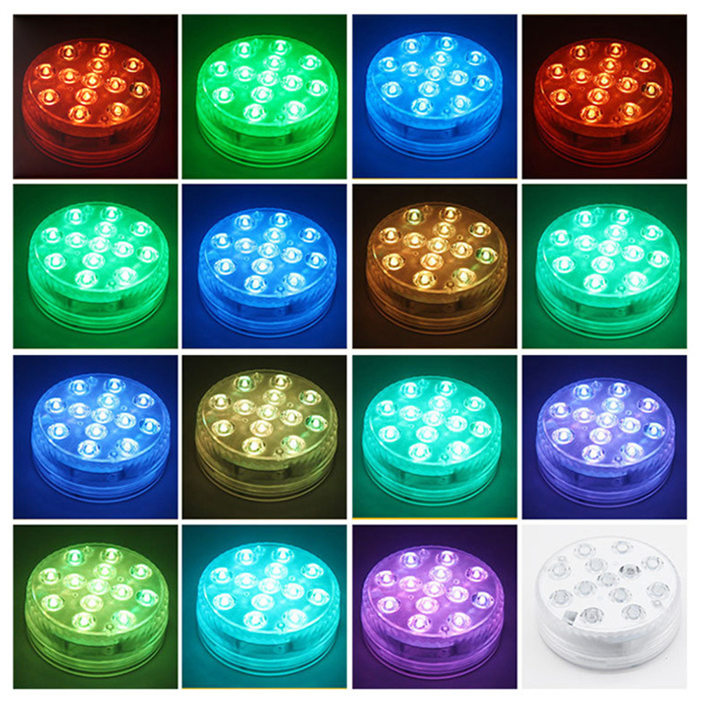 RGB LED Underwater Lighting with Remote Control – Color Changing for Pools, Bathrooms, and Ponds