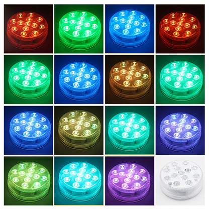 RGB LED Underwater Lighting with Remote Control – Color Changing for Pools, Bathrooms, and Ponds