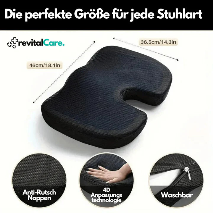 Ergonomic 4D Seat Cushion with Orthopedic Support for Maximum Comfort