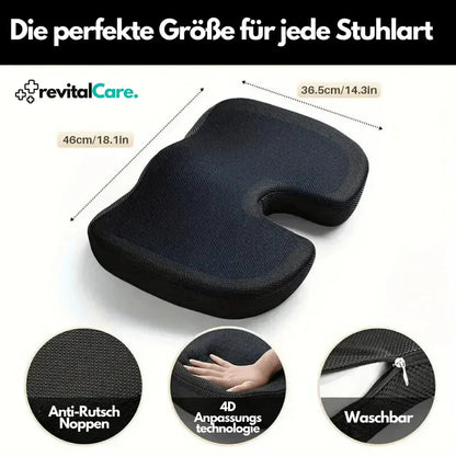 Ergonomic 4D Seat Cushion with Orthopedic Support for Maximum Comfort