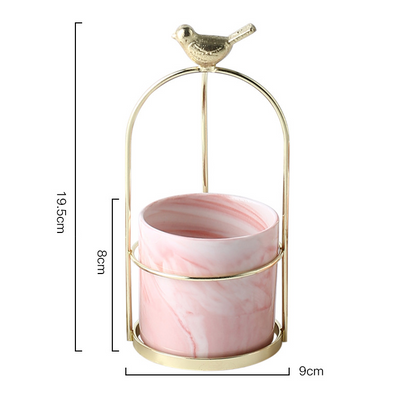 Flower Planters with Bird Design – Decorative Plant Pots for Garden and Balcony