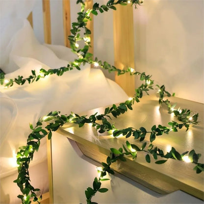 LED Ivy Vine String Lights – Decorative Lighting for Indoor and Outdoor Use, Ideal for Garden and Terrace