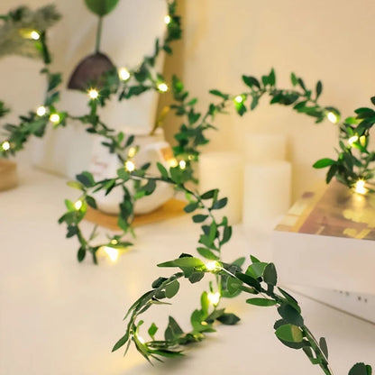 LED Ivy Vine String Lights – Decorative Lighting for Indoor and Outdoor Use, Ideal for Garden and Terrace