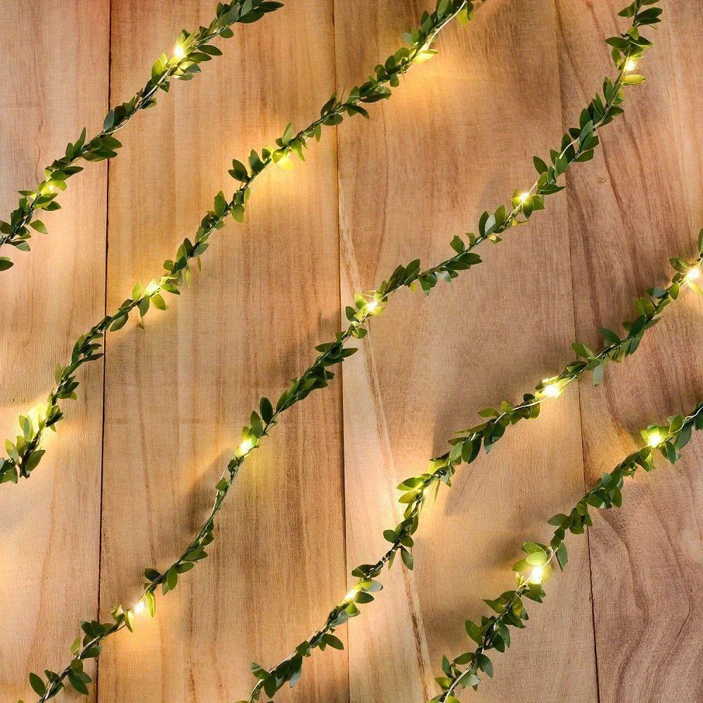 LED Ivy Vine String Lights – Decorative Lighting for Indoor and Outdoor Use, Ideal for Garden and Terrace