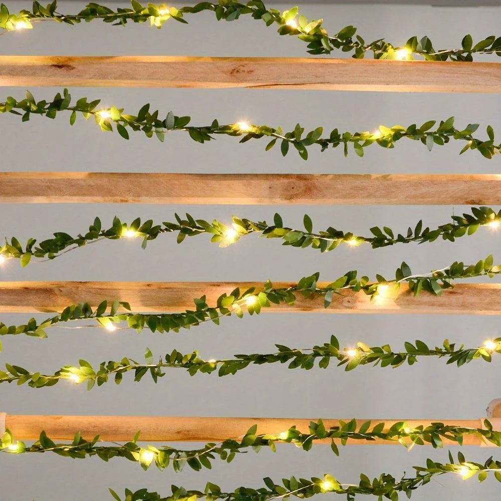 LED Ivy Vine String Lights – Decorative Lighting for Indoor and Outdoor Use, Ideal for Garden and Terrace