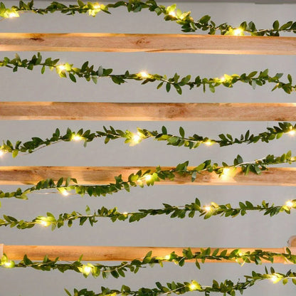 LED Ivy Vine String Lights – Decorative Lighting for Indoor and Outdoor Use, Ideal for Garden and Terrace