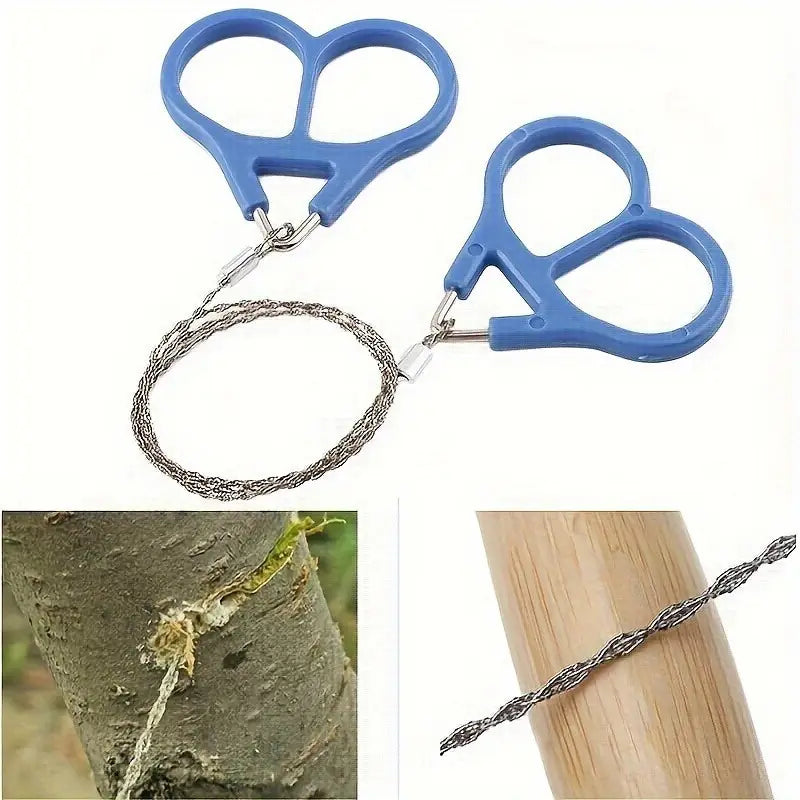 Compact Wire Saw for Gardening and Outdoor Adventures – Durable Folding Saw for Camping and DIY Projects
