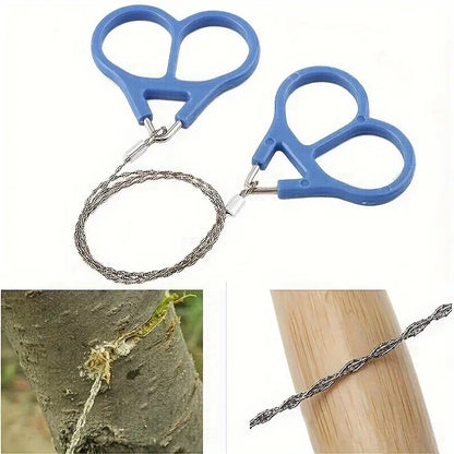 Compact Wire Saw for Gardening and Outdoor Adventures – Durable Folding Saw for Camping and DIY Projects