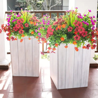 Artificial Wheat Grass Plant Made of Plastic – Decorative Artificial Grass for Garden, Balcony, and Outdoor Areas