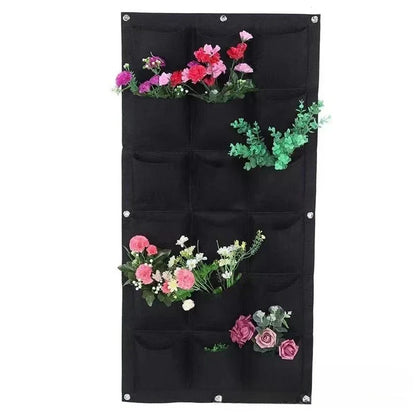 Felt Wall-Mounted Grow Bag – Three-Dimensional Non-Woven Planter Pocket for Vertical Gardens