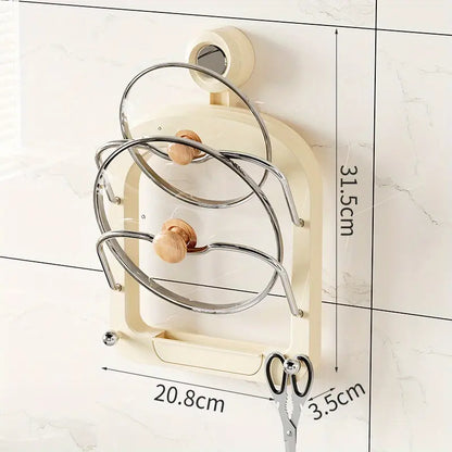 Wall Mount for Pot Lids and Kitchen Accessories