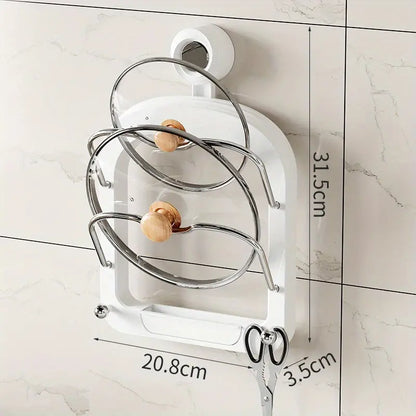 Wall Mount for Pot Lids and Kitchen Accessories