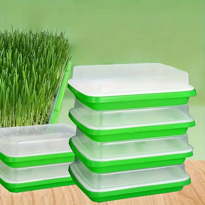 Double-Layer Seed Germination Trays with Lid – Efficient Seed Starting Tray for Optimal Seed Germination