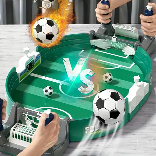 Table Football Arena with Moving Shooting Elements