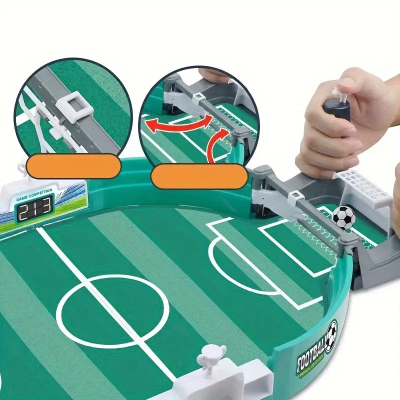 Table Football Arena with Moving Shooting Elements