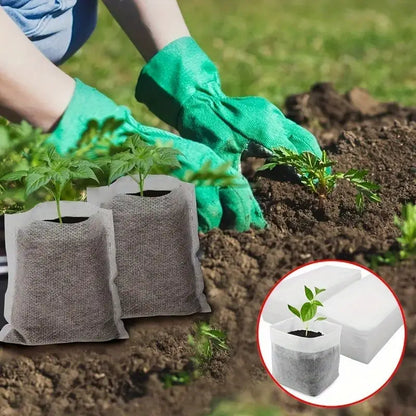 Non-Woven Fabric Planting Bags – Compostable Seedling Grow Bags for Plants