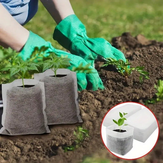 Non-Woven Fabric Planting Bags – Compostable Seedling Grow Bags for Plants