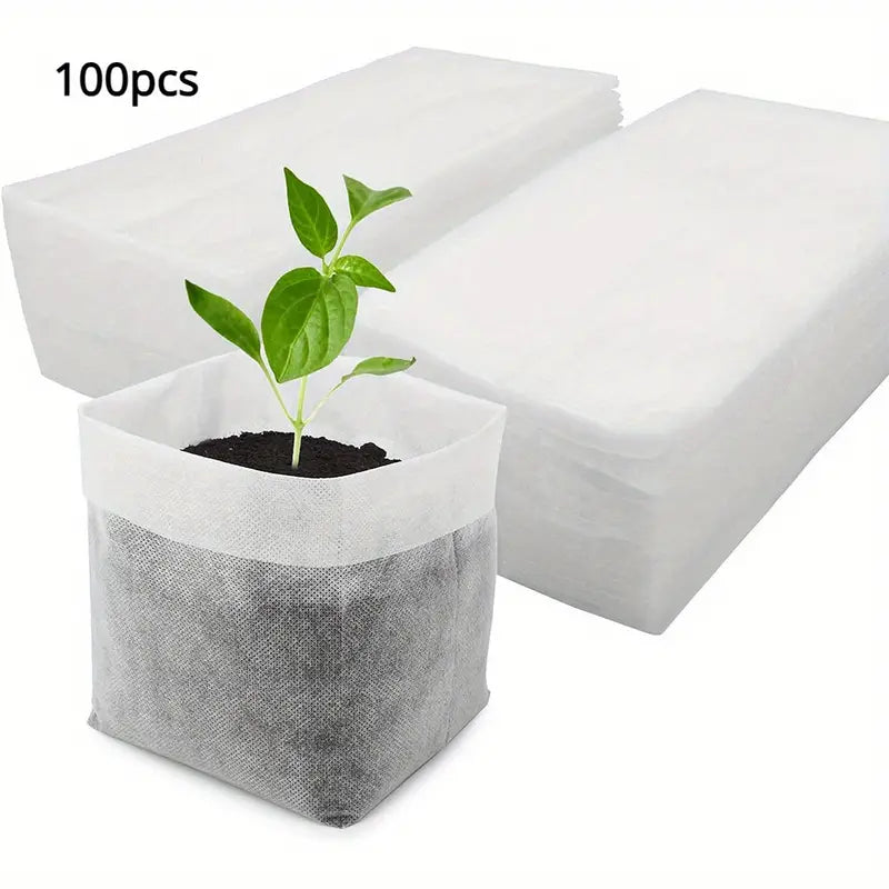 Non-Woven Fabric Planting Bags – Compostable Seedling Grow Bags for Plants