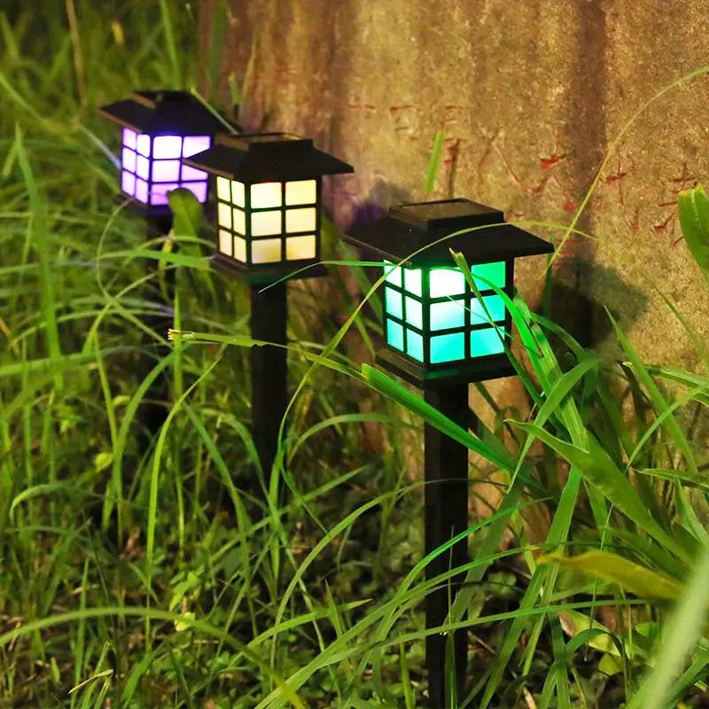 Solar Lantern Path Lighting – Waterproof LED Garden Lights for Outdoor Use Elegant Solar Lights for Driveway and Garden