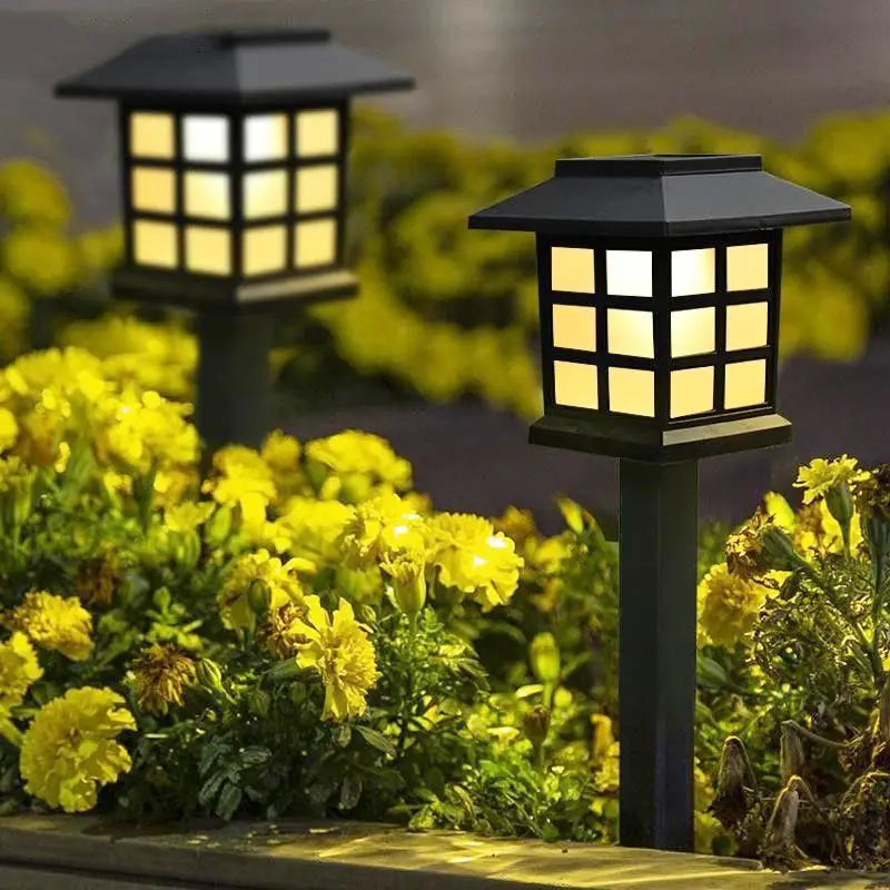 Solar Lantern Path Lighting – Waterproof LED Garden Lights for Outdoor Use Elegant Solar Lights for Driveway and Garden