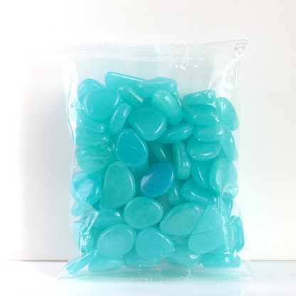 Glow-in-the-Dark Garden Stones – Phosphorescent Pebbles for Decoration in Various Colors