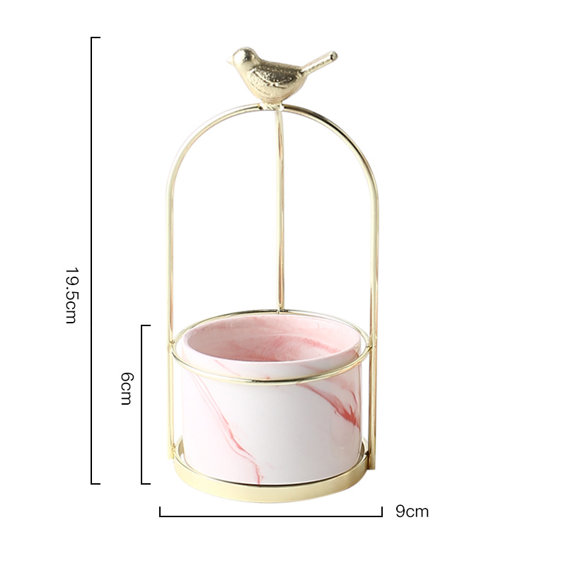 Flower Planters with Bird Design – Decorative Plant Pots for Garden and Balcony