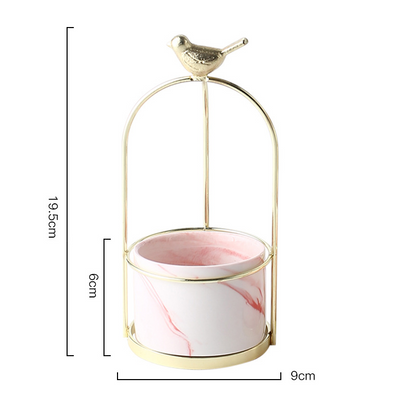 Flower Planters with Bird Design – Decorative Plant Pots for Garden and Balcony