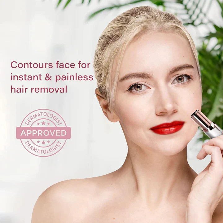 Painless Facial Hair Remover with Stainless Steel Head