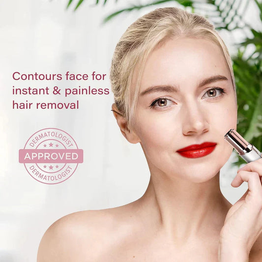 Painless Facial Hair Remover with Stainless Steel Head