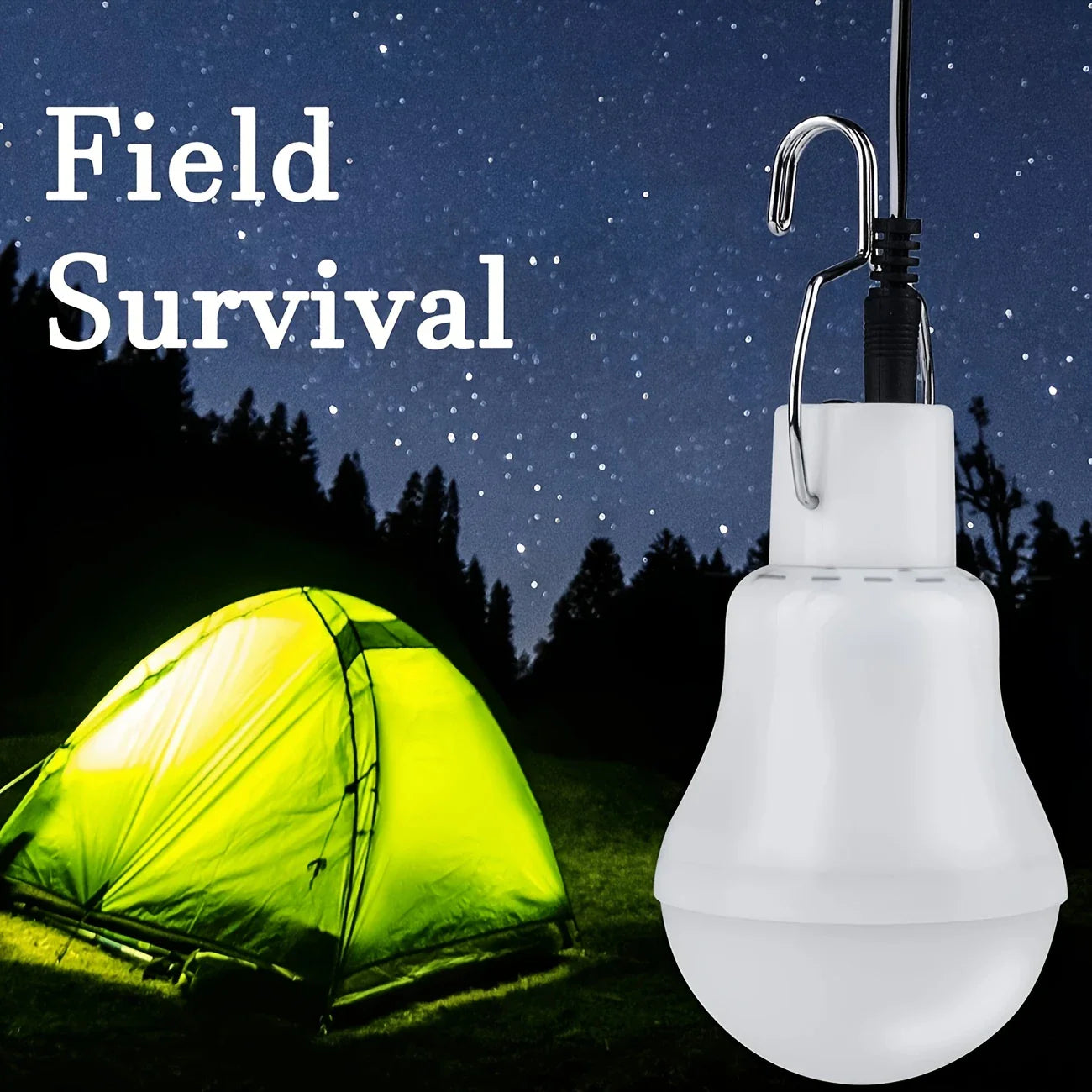 Energy-Saving Solar Lamp with Solar Panel – LED Indoor and Outdoor Lighting for Eco-Friendly Use