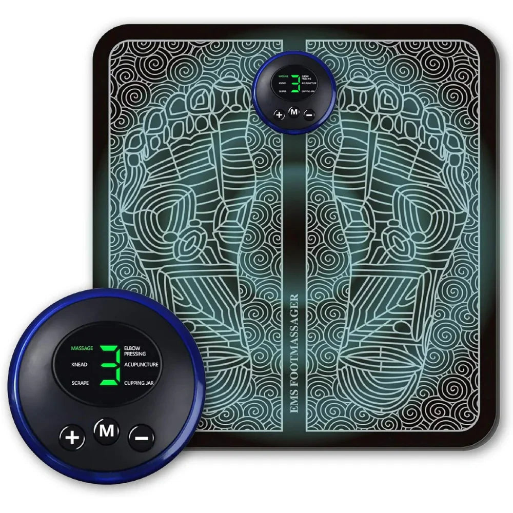 Electronic EMS Foot Massager for Relaxation and Recovery