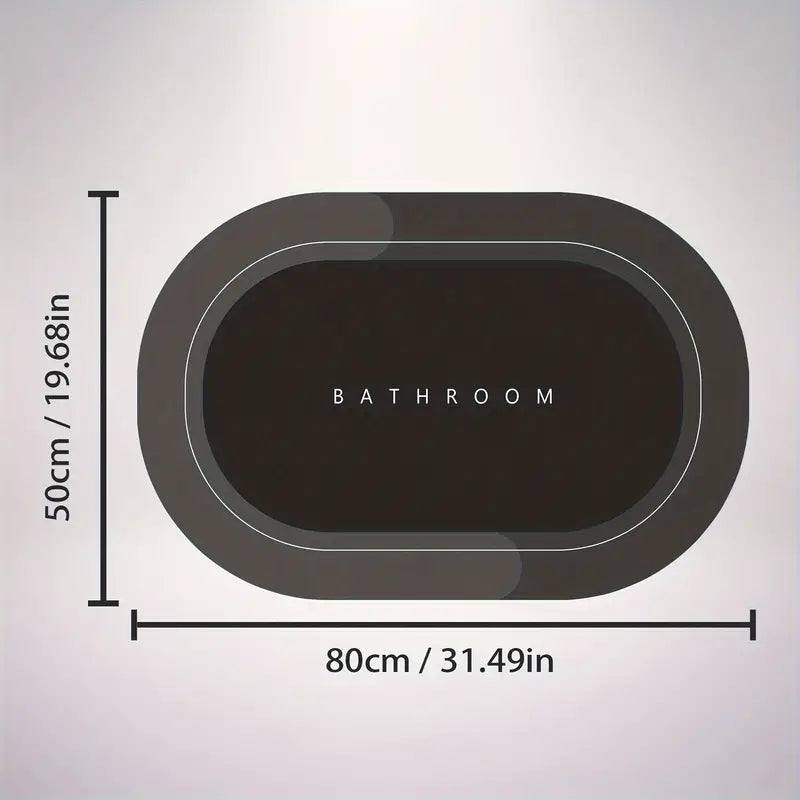 Non-Slip Mat with Quick-Drying Surface