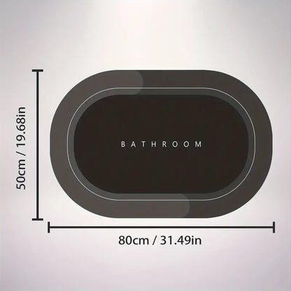 Non-Slip Mat with Quick-Drying Surface