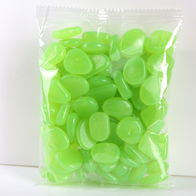 Glow-in-the-Dark Garden Stones – Phosphorescent Pebbles for Decoration in Various Colors