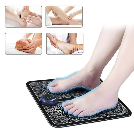 Electronic EMS Foot Massager for Relaxation and Recovery