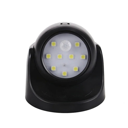 Cordless LED Spotlight with Motion Sensor – 360° Rotatable & Energy-Efficient