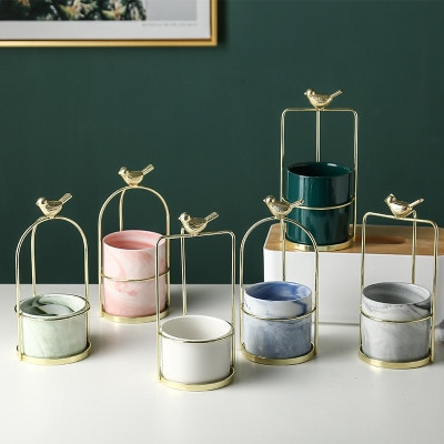 Flower Planters with Bird Design – Decorative Plant Pots for Garden and Balcony